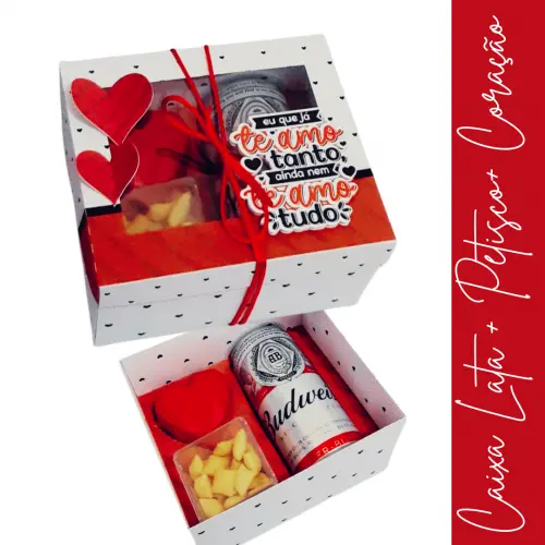Arquivo de Corte Caixa Bebida Cerveja 13 - Dia dos Namorados - Studio/PDF