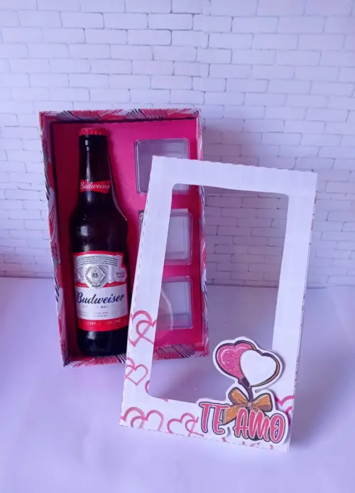 Arquivo de Corte Caixa Bebida Cerveja 15 - Dia dos Namorados - Studio/PDF
