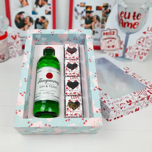 Arquivo de Corte Caixa Bebida Gin - Dia dos Namorados - Studio/PD