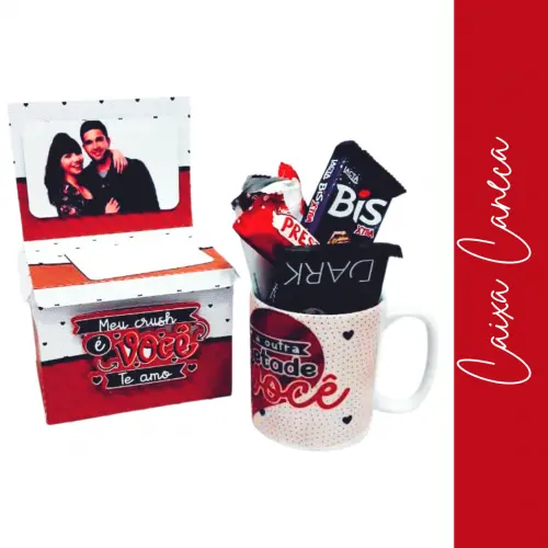 Arquivo de Corte Caixa Caneca 08 - Dia dos Namorados - Studio/PDF