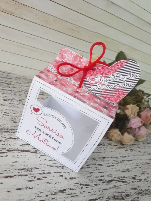 Arquivo de Corte Caixa Cupcake - Dia dos Namorados - Studio/PDF