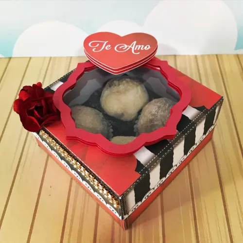 Arquivo de Corte Caixa 4 Doces 01 - Dia dos Namorados - Studio/PDF