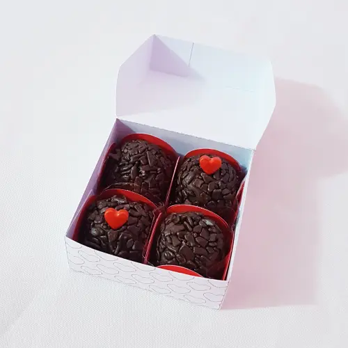 Arquivo de Corte Caixa 4 Doces 10 - Dia dos Namorados - Studio/PD