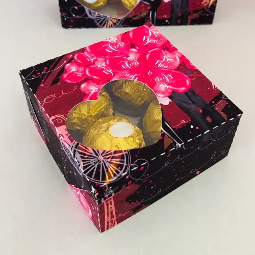 Arquivo de Corte Caixa 4 Doces 13 - Dia dos Namorados - Studio/PDF