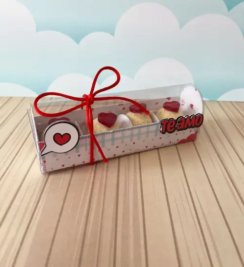 Arquivo de Corte Caixa 4 Doces 20 - Dia dos Namorados - Studio/PD