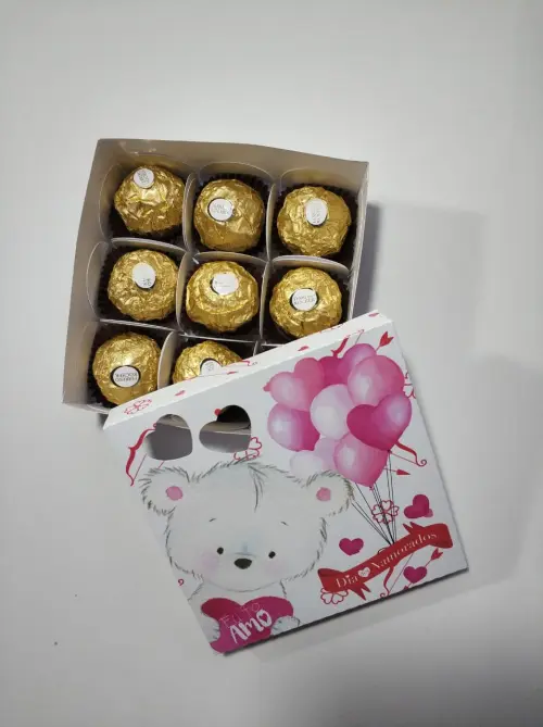 Arquivo de Corte Caixa 4, 6 e 9 Doces 04 - Dia dos Namorados - St