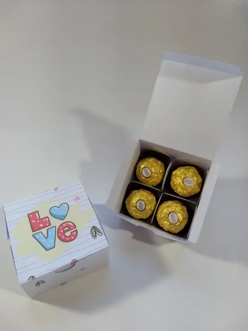Arquivo de Corte Caixa 4, 6 e 9 Doces 07 - Dia dos Namorados - St