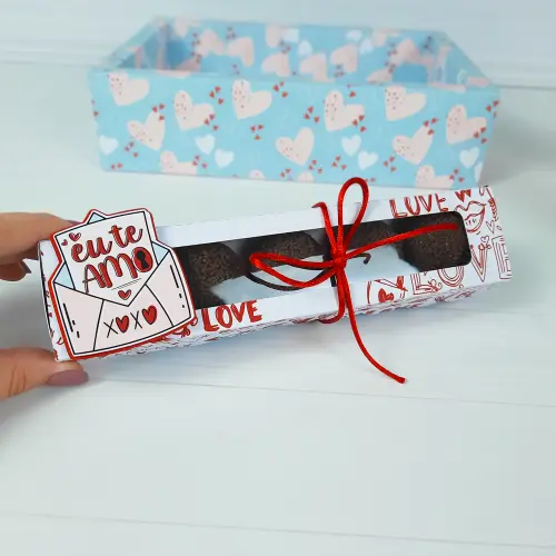 Arquivo de Corte Caixa 5 Doces 04 - Dia dos Namorados - Studio/PDF