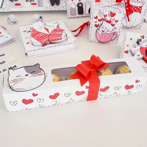 Arquivo de Corte Caixa 5 Doces 05 - Dia dos Namorados - Studio/PDF