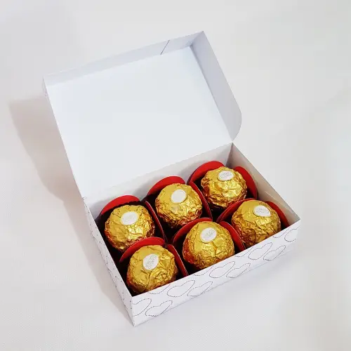 Arquivo de Corte Caixa 6 Doces 12 - Dia dos Namorados - Studio/PD