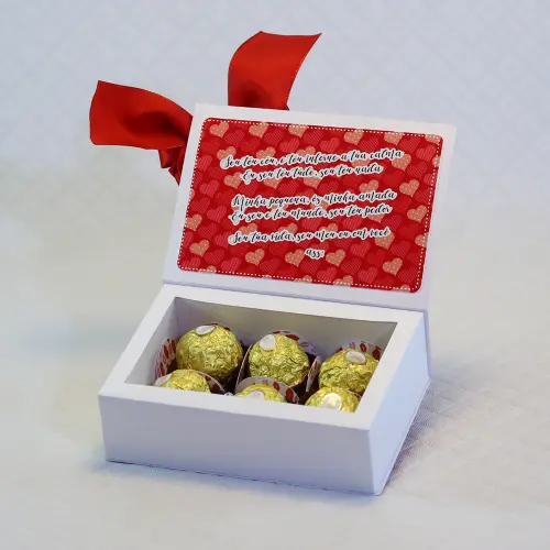 Arquivo de Corte Caixa 6 Doces 16 - Dia dos Namorados - Studio/PD