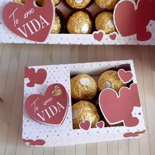 Arquivo de Corte Caixa 6 Doces 21 - Dia dos Namorados - Studio/PDF