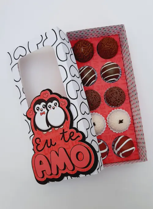Arquivo de Corte Caixa 10 Doces 03 - Dia dos Namorados - Studio/P