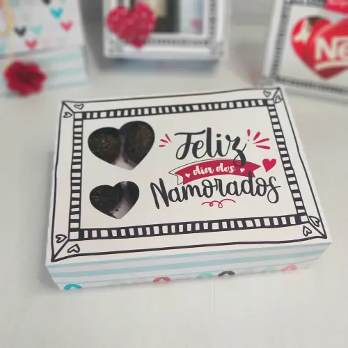 Arquivo de Corte Caixa 12 Doces 02 - Dia dos Namorados - Studio/PDF