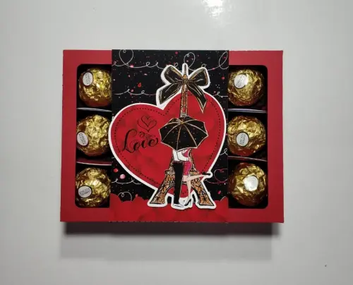 Arquivo de Corte Caixa 12 Doces 04 - Dia dos Namorados - Studio/PDF