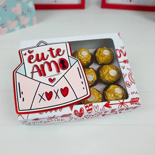 Arquivo de Corte Caixa 12 Doces 07 - Dia dos Namorados - Studio/PDF