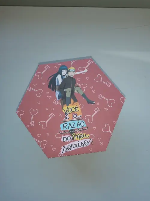 Arquivo de Corte Caixa Explosão 7 Doces Naruto - Dia dos Namorad