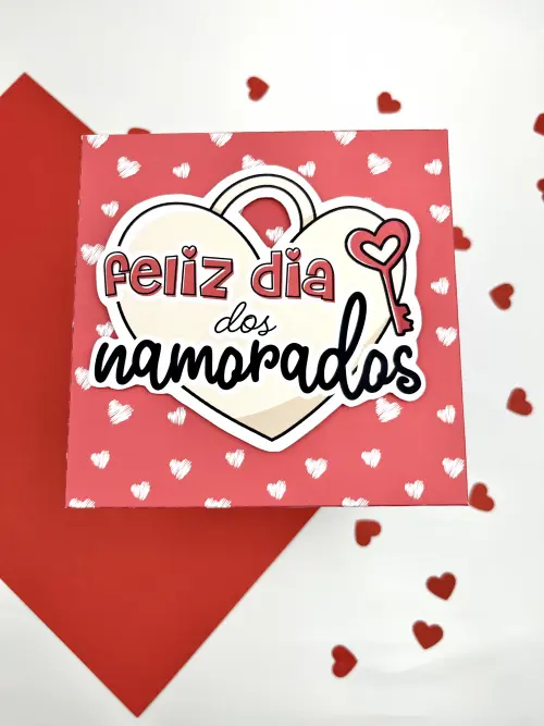 Arquivo de Corte Caixa Explosão 9 Doces 03 - Dia dos Namorados -
