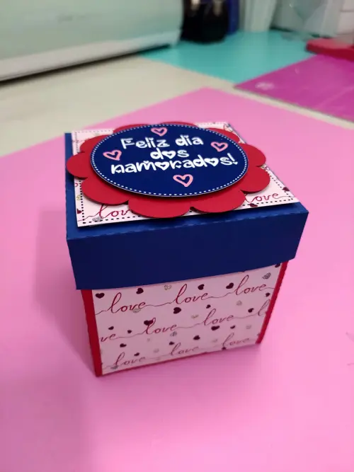 Arquivo de Corte Caixa Explosão 04 - Dia dos Namorados - Studio/