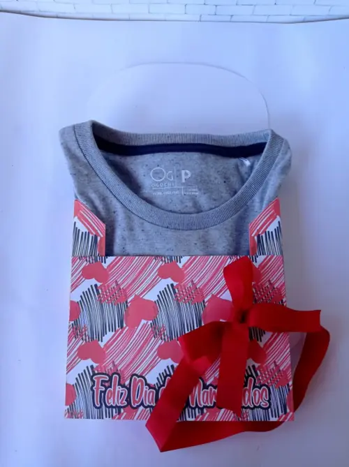 Arquivo de Corte Caixa para Camisa 01 - Dia dos Namorados - Studi