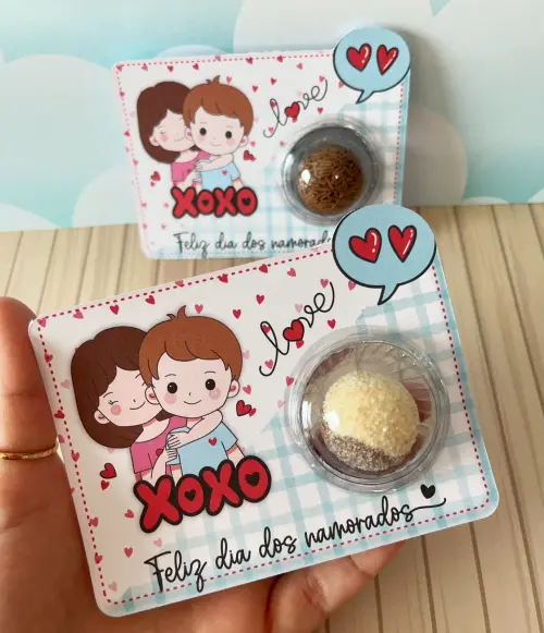 Arquivo de Corte Cartão Blister 02 - Dia dos Namorados - Studio/PDF