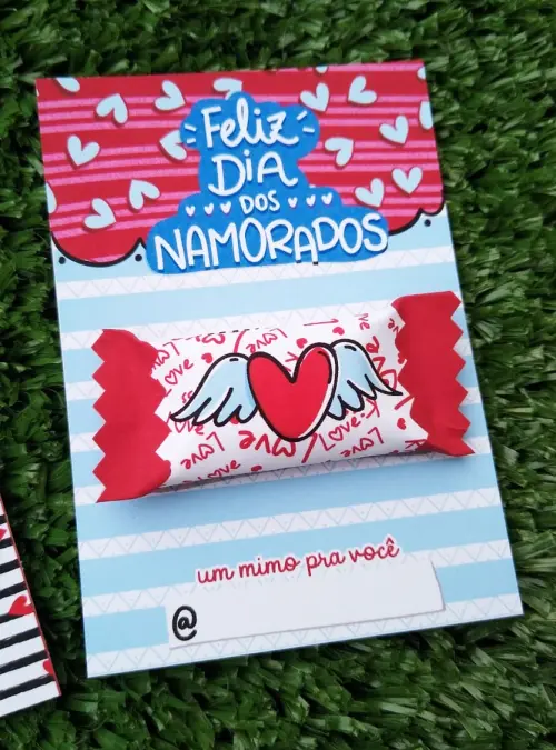 Arquivo de Corte Cartão Balinha 03 - Dia dos Namorados - STUDIO/