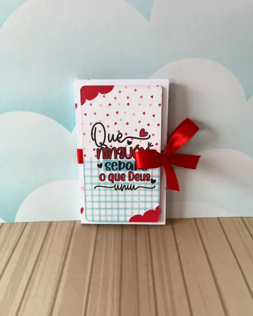 Arquivo de Corte Cartão Mini Tablete Cacau Show 02 - Dia dos Nam