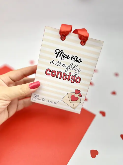 Arquivo de Corte Sacola Mini - Dia dos Namorados - PDF/PNG