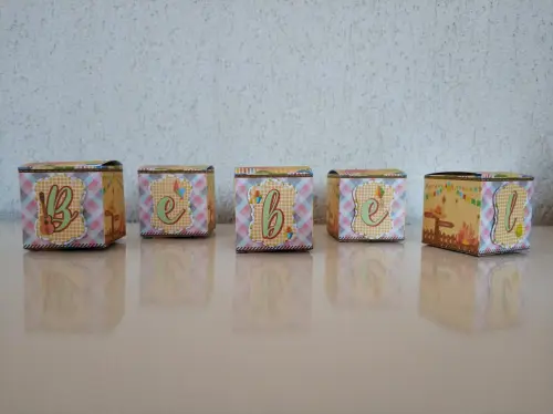 Arquivo de Corte Caixa Cubo 01 - Festa Junina - STUDIO/PDF