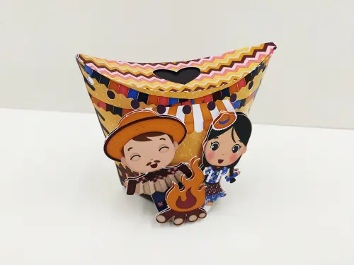Arquivo de Corte Diversos Caixa Diferente - Festa Junina - STUDIO/PDF