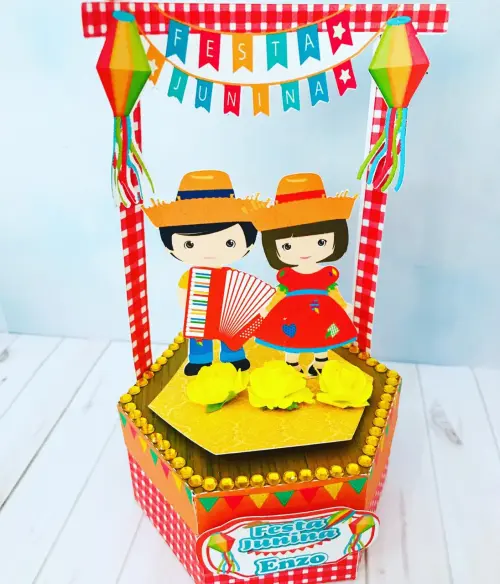 Arquivo de Corte Diversos Caixa Picadeiro 02 - Festa Junina - STUDIO/PDF