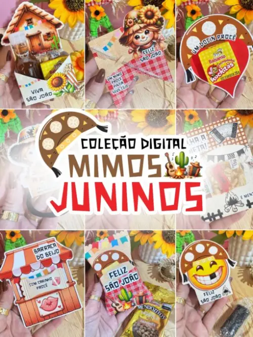 Arquivo de Corte Kit Festa Junina 43 - Studio/PDF/PNG