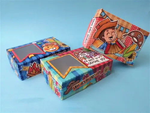 Arquivo de Corte Caixinha Doces Festa Junina 42 - DXF, SVG, PDF, 