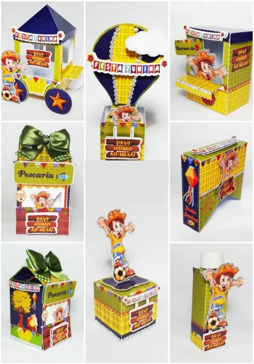 Arquivo de Corte Kit Festa Junina Futebol Somente Studio