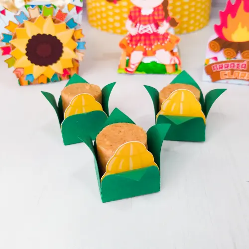 Arquivo de Corte Forminhas e Toppers 04 - Festa Junina - STUDIO/P