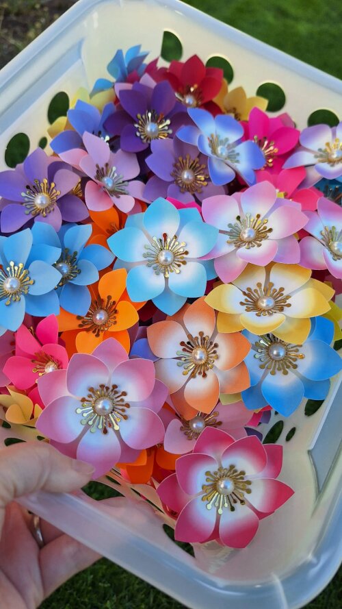 Arquivo de Corte Topo de Bolo Flor Sakura - Somente Studio