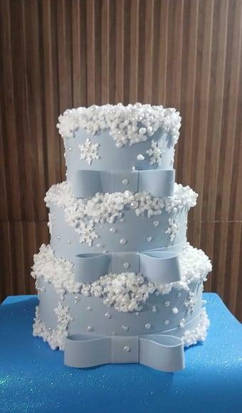 Bolo Cenográfico Frozen