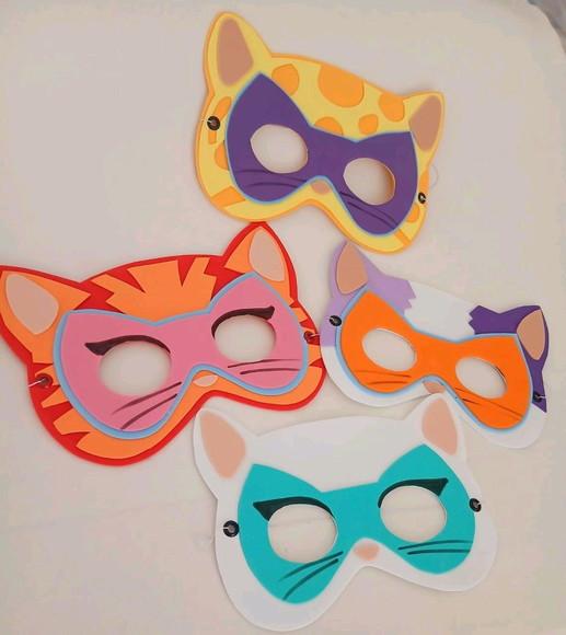 40 Lembrancinha Super Gatinhos em Eva Embaladas Individualme