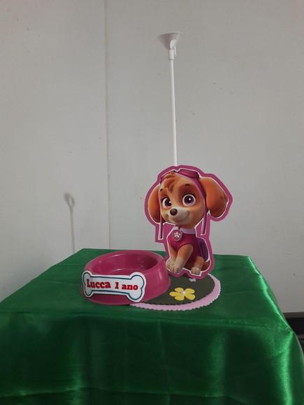 Centro de Mesa Patrulha Canina Skye