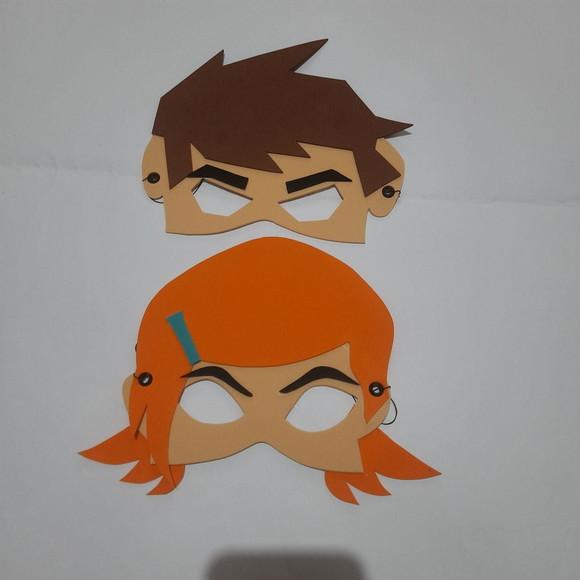 Máscaras Ben 10 e Gwen