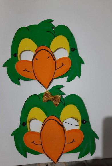Máscara Pássaros em Eva