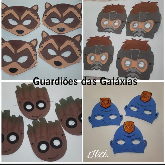 20 Máscaras Guardiões das Galáxias