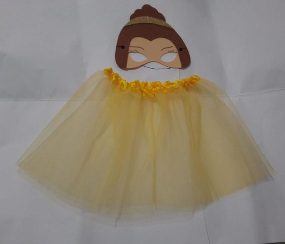 Lembrancinha Bela Máscara + Saia de Tule