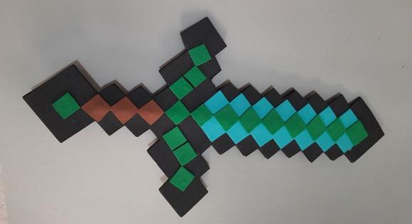Espada Minecraft Diamante
