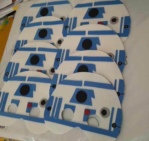 Máscaras R2d2 Star Wars