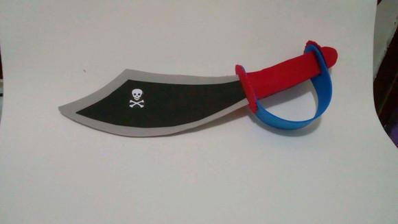Espada, Tapa Olho E Luneta Pirata