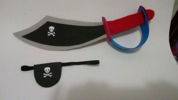 Espada Pirata + Tapa Olho Pirata