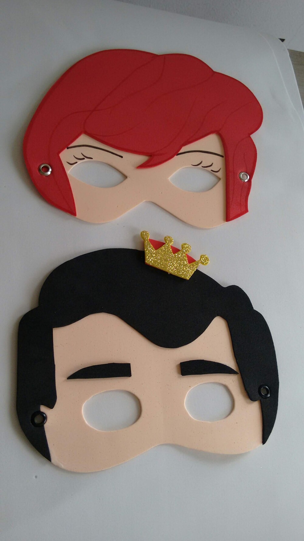Máscaras Príncipes e Princesas