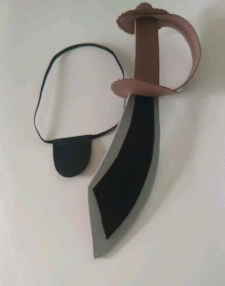 Espada, Tapa Olho E Luneta Pirata