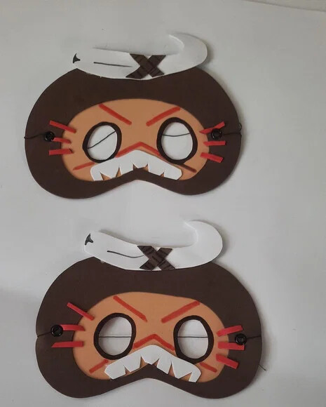 Máscaras Moana e Personagens